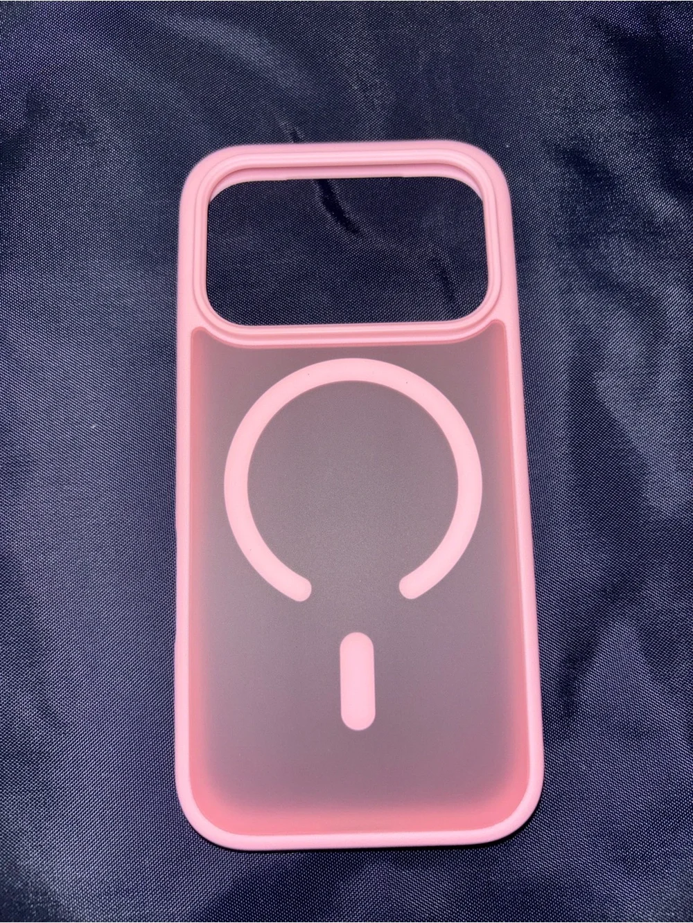 Pink MagSafe-Compatible Silicone Phone Case